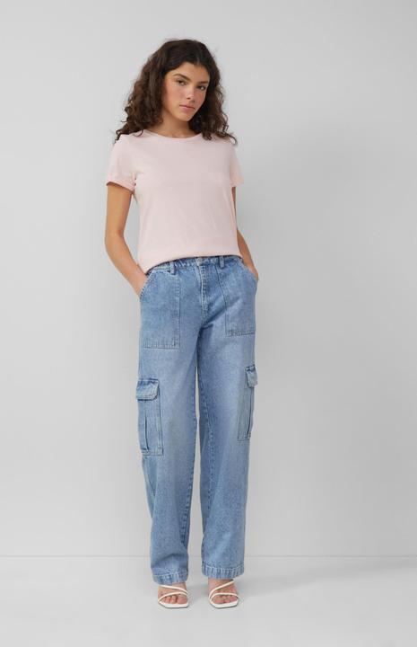 Produktbild S.Oliver T-Shirt Baumwollshirt mit Rundhalsausschnitt (XXL)