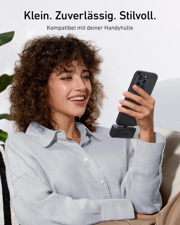 Produktbild Anker Batterie externe USB Nano - 5000mAh 22,5W (Bleu) (5000 mAh, 22.50 W)