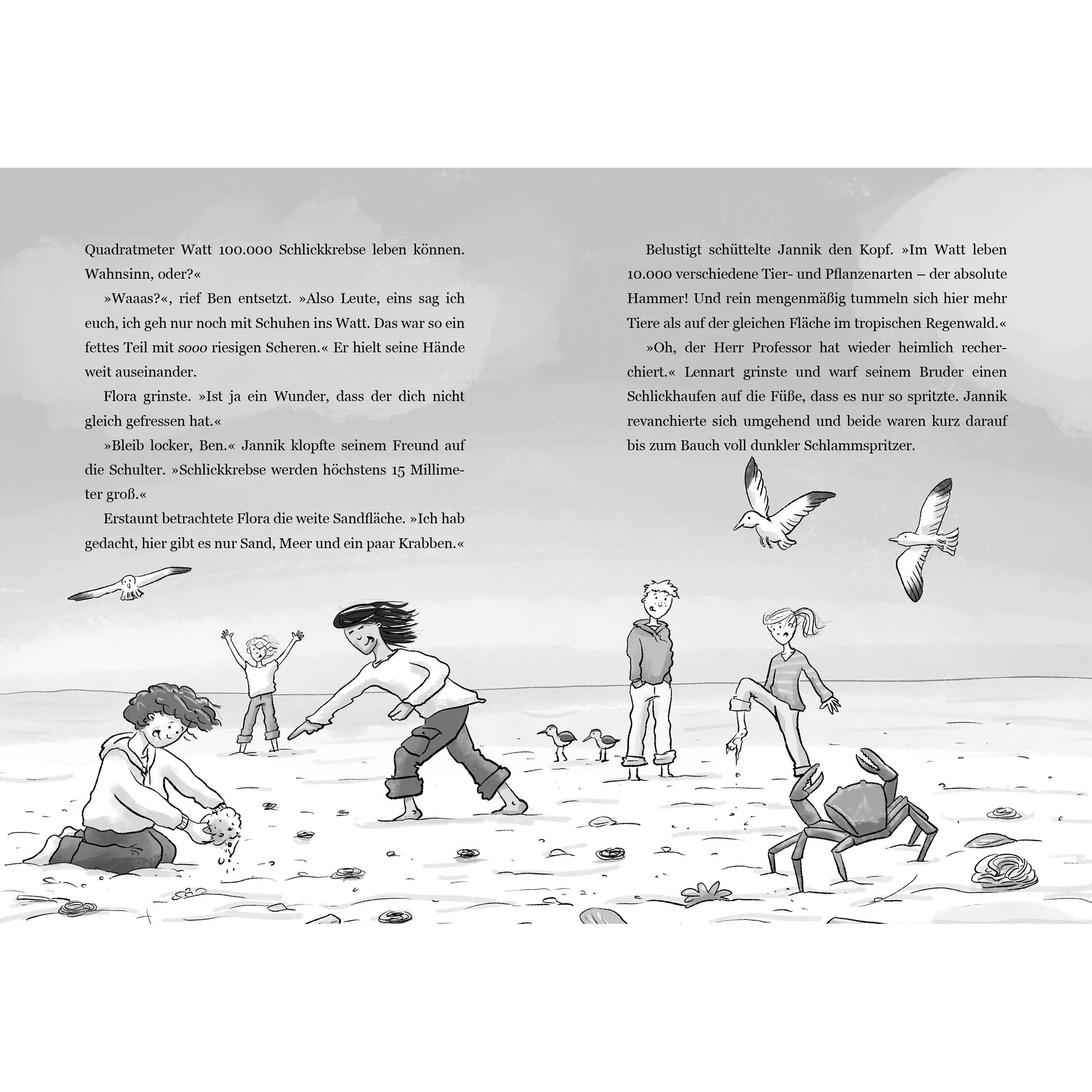 Thumbnail - Die Grünen Piraten – Alarm auf der Robbenstation, Kinderbücher von Andrea Poßberg, Corinna Böckmann