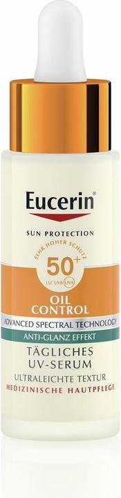 Image du produit Eucerin SUN Face Oil Control Serum LSF50+ Flasche 30 ml (Crème solaire visage, SPF 50+, 30 ml)