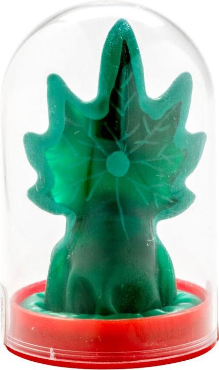 Actual product image Erco Scherzkondom mit Figur «Hanfblatt» 1 Stück, handbemalt, ohne Gleitmittel, Naturkautschuklatex (1 pcs.)