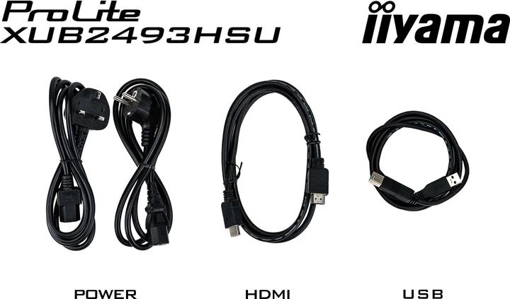 Image du produit iiyama ProLite XUB2493HSU-B6 (1920 x 1080 pixels, 23.80")