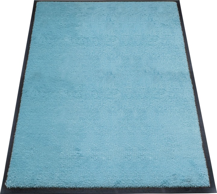 Miltex EAZYCARE STYLE entrance matting, LxW 1200 x 800 mm, pearl gentian blue. (80 x 120 cm)