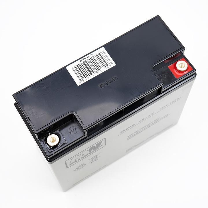 Actual product image MPL MW Power MWS 18-12 - Sealed lead acid (VRLA) - 12 V - 1 piece(s) - Black -