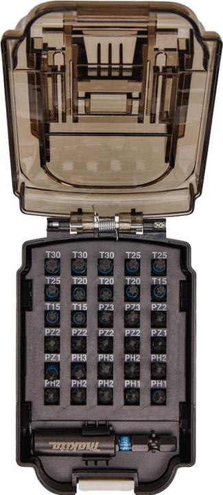 Actual product image Makita E-03090 Display 12x Impact Black Bit Set 31 parts