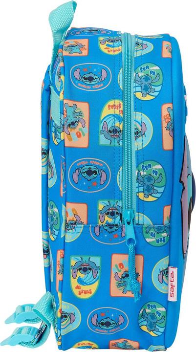 Actual product image Lilo & Stitch blue school rucksack 22 x 27 x 10 cm 3D