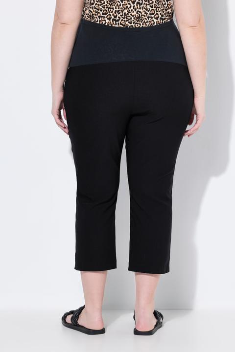 Image du produit Ulla Popken Bellieva-Bengalinhose, Umstandshose, wadenlang, Bund-Stretcheinsatz (62, 64)