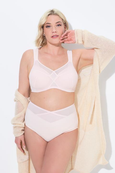Produktbild Ulla Popken Bügel-BH, Softschale, Mesh-Einsatz, Cup C - E (110 F)
