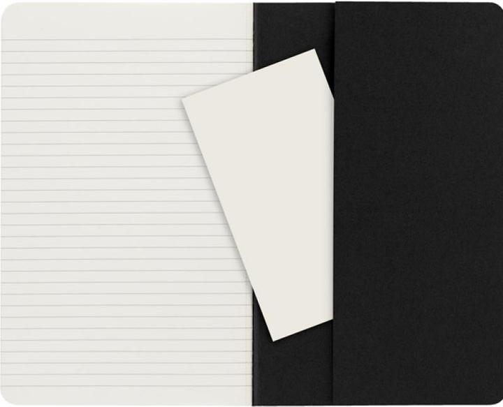 Image du produit Moleskine Cahier (A5, À rayures, Couverture souple)