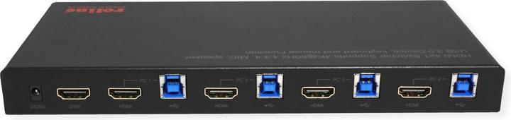 Immagine prodotto Roline KVM Switch 4fach, USB + HDMI 4K60