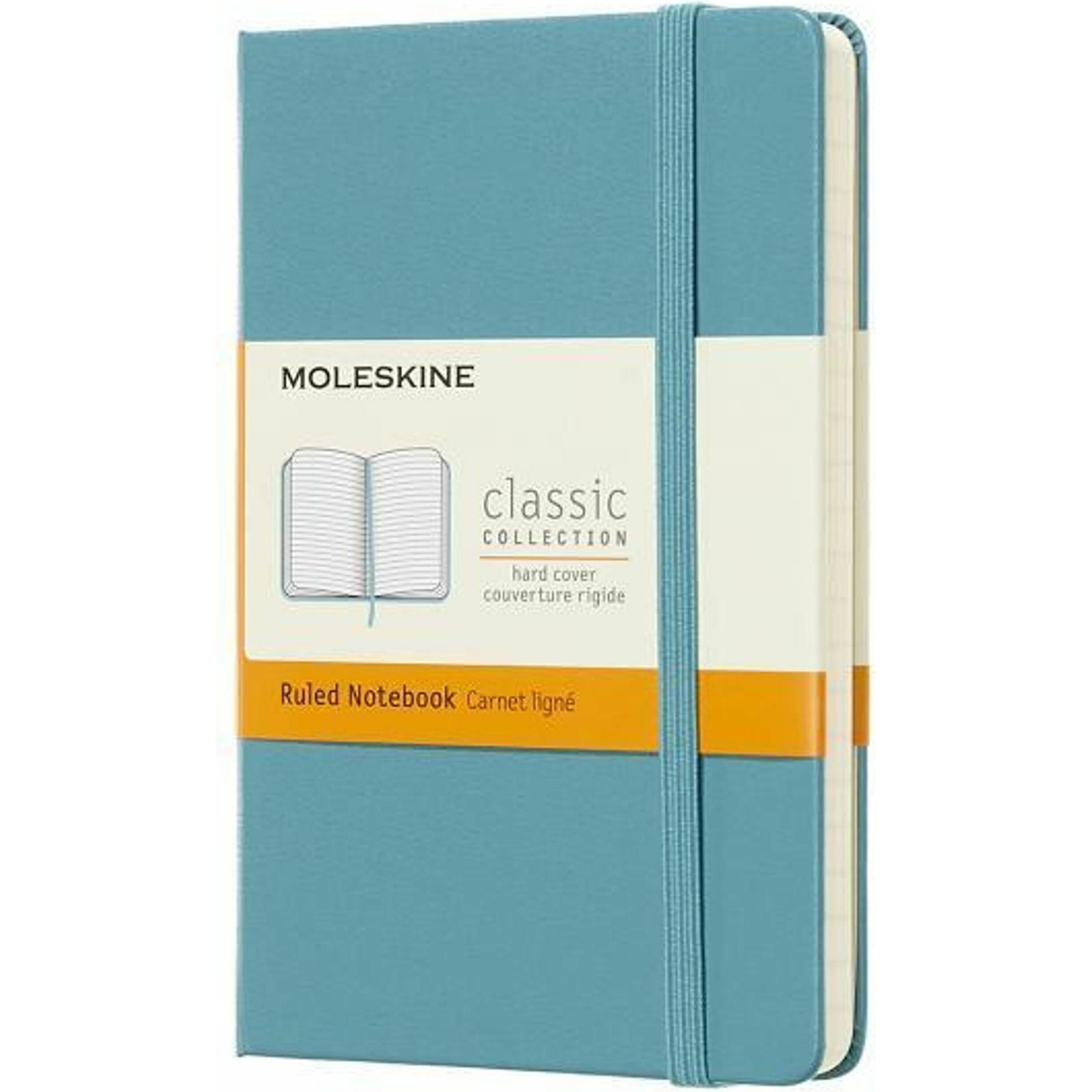 Moleskine, Heft + Block, Notizbuch (A6, Liniert, Harter Einband)