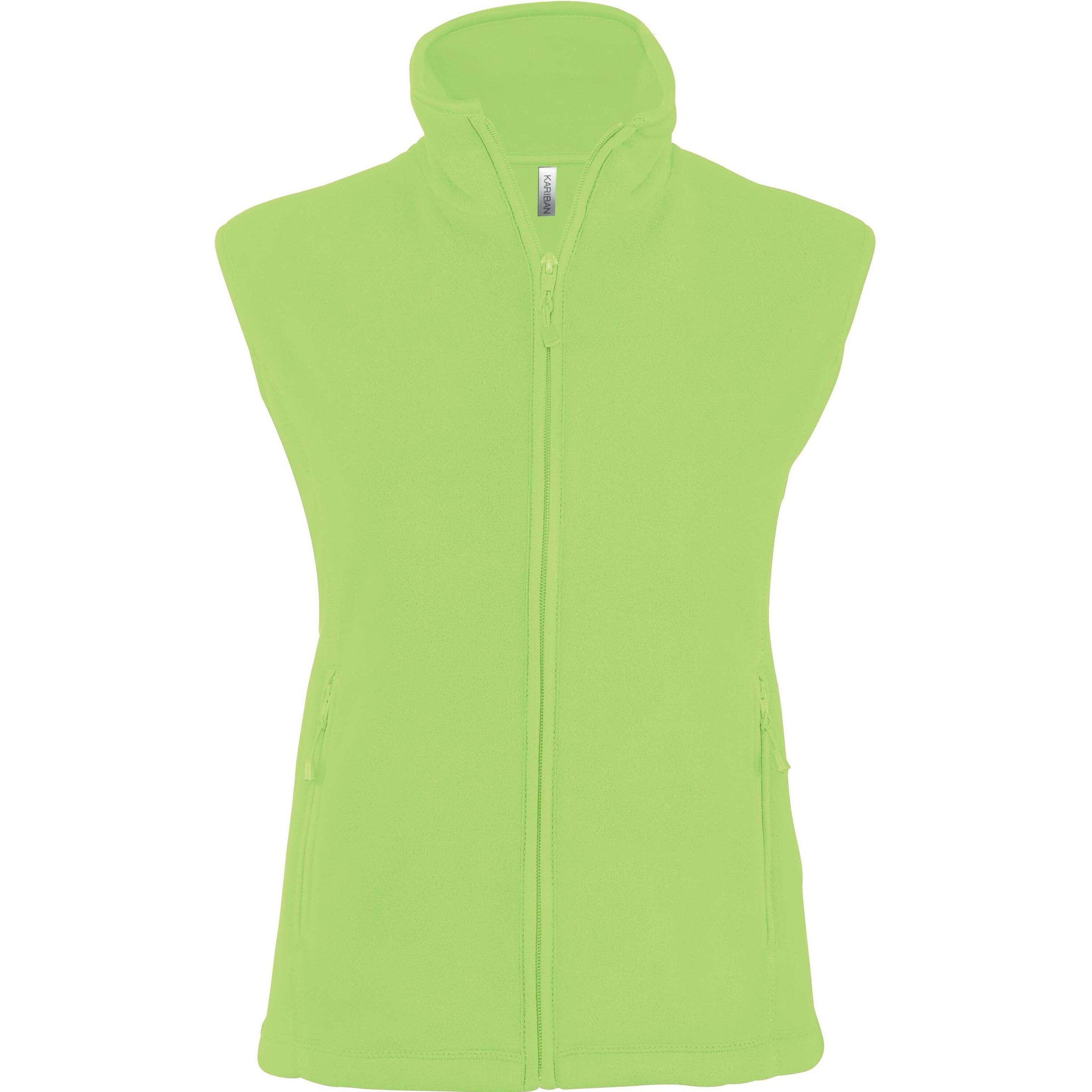 Kariban, Damen, Weste, Micropolaire Mélodie, Grün, (XL)