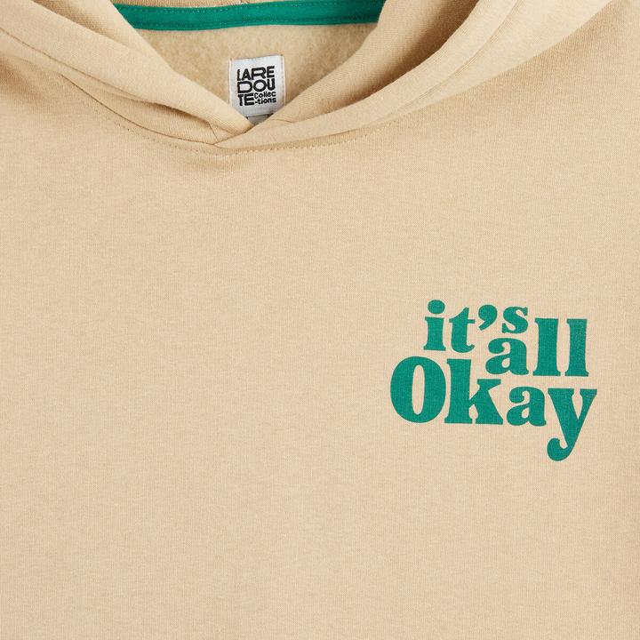 Immagine prodotto La Redoute Collections Kapuzen-Sweatshirt mit Message-Print aus Molton (110)