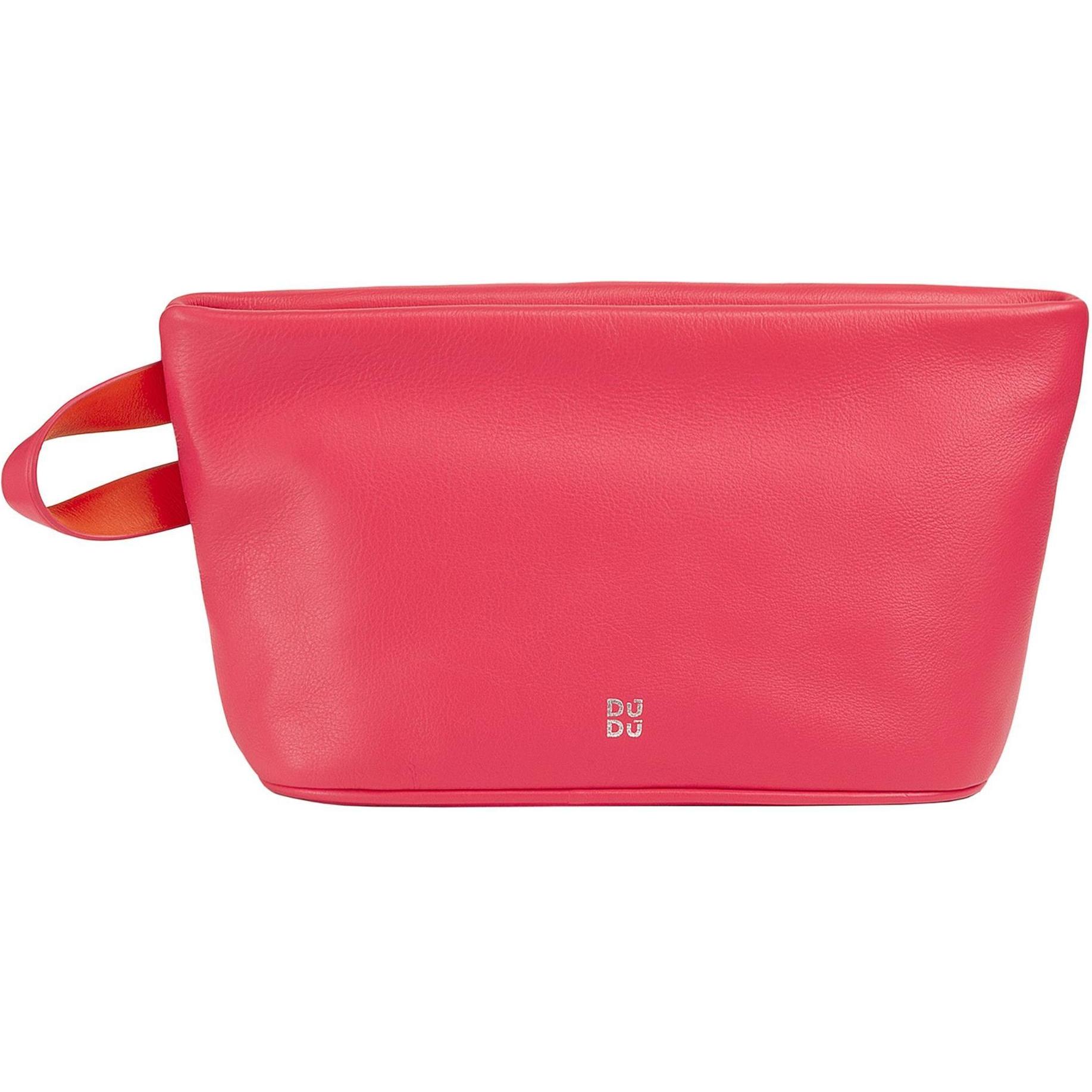 Dudu, Necessaire, Fuerteventura Kosmetiktasche Leder 28 cm, Rosa, (5 l)