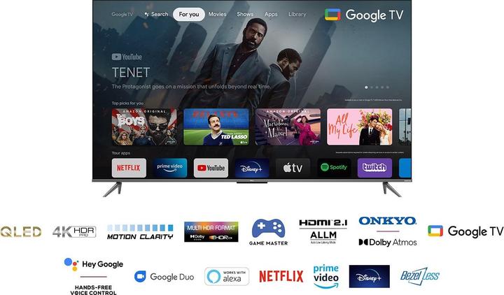 Produktbild TCL 50C635 (50", C635, QLED, 4K, 2022)