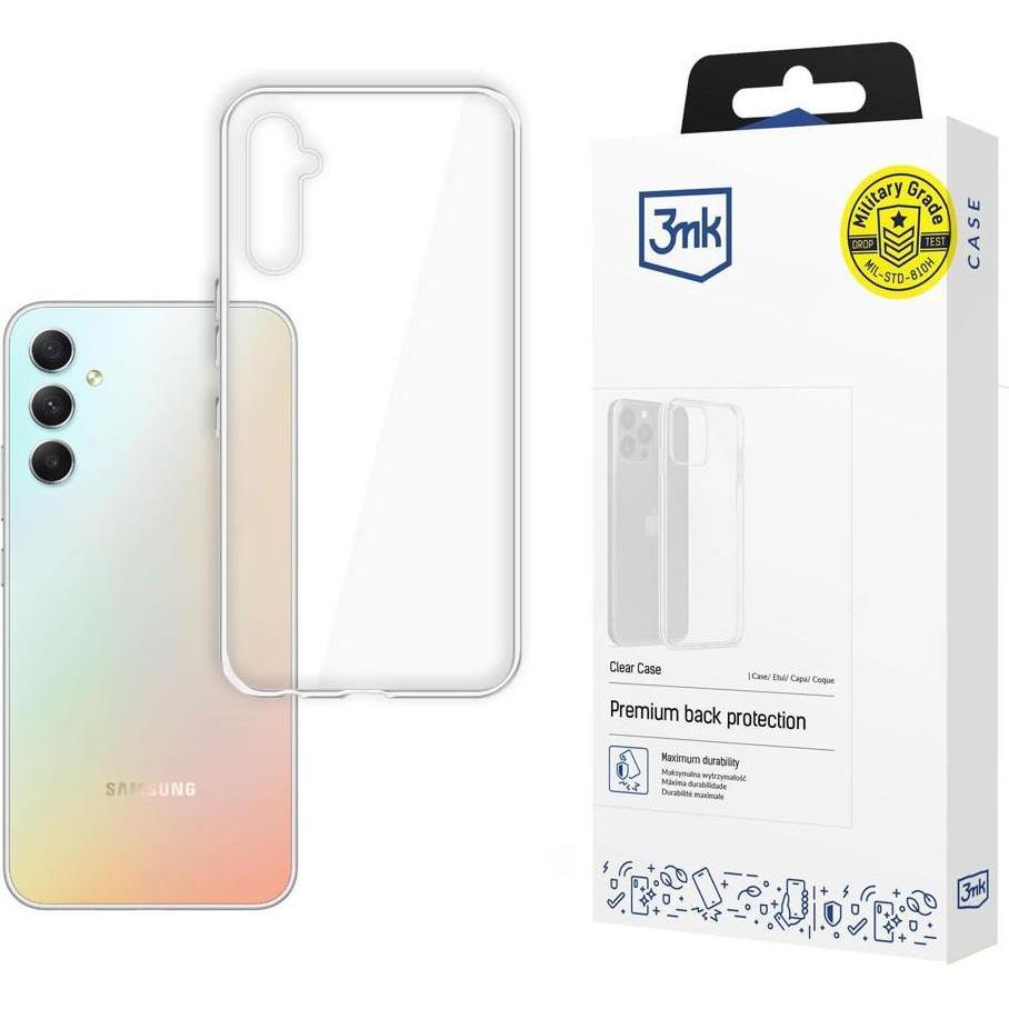3MK Clear Case Sam A34 5G A346 (Samsung Galaxy A34 5G), Smartphone Hülle, Transparent