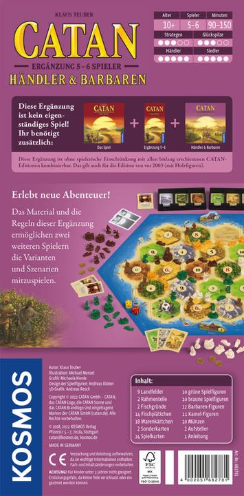 Actual product image Kosmos Catan Traders Supplement 5-6, d (German)