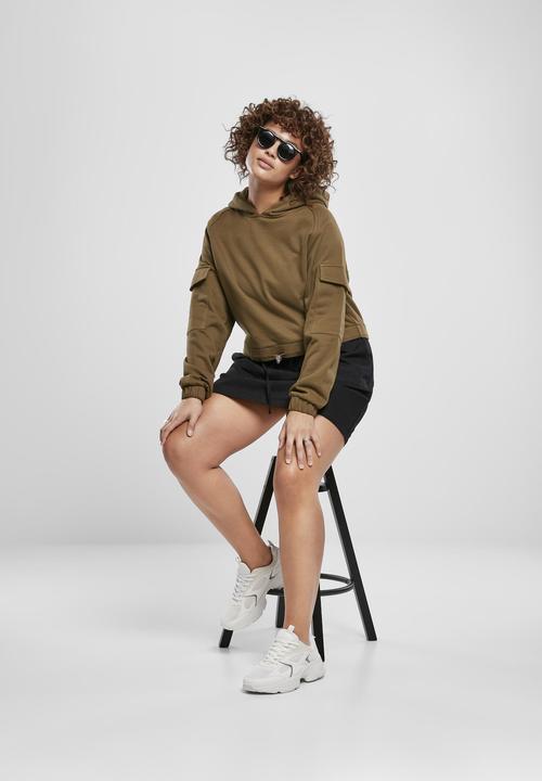 Produktbild Urban Classics Ladies Short Worker Hoody (3XL)