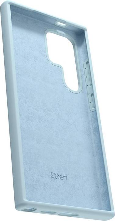 Actual product image Etteri Silicone case for Samsung Galaxy S25 Ultra light blue (Samsung Galaxy S25 Ultra)