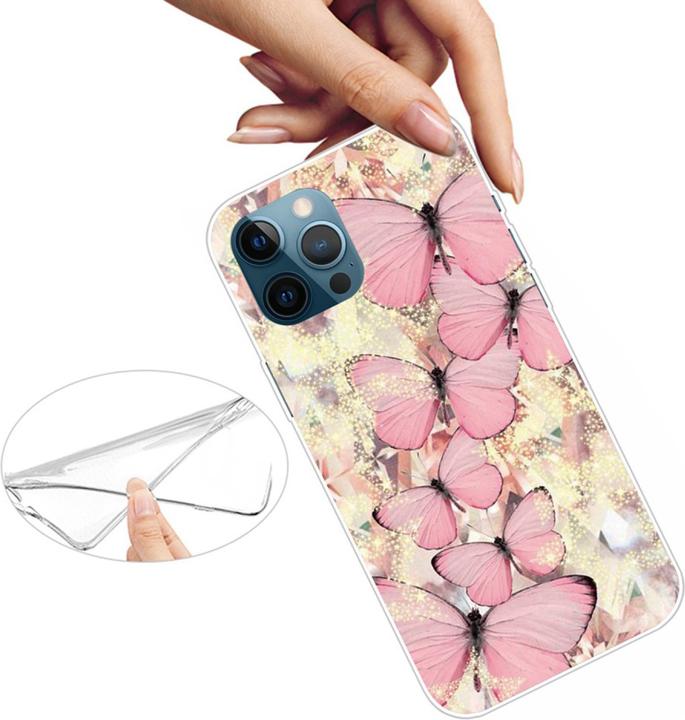Image du produit Ueli Express iPhone 14 Pro Max Super Slim Caoutchouc Housse Papillons (Apple iPhone 14 Pro Max)