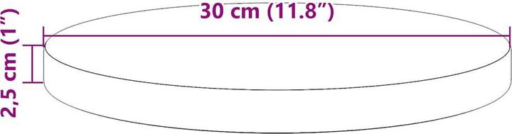 Produktbild VidaXL Boris (30 x 2,5 cm)