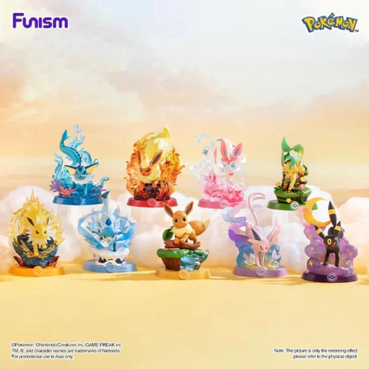 Produktbild Pokémon Authentic Funism Eevee Evolution 2nd Edition Figure (1 Random)