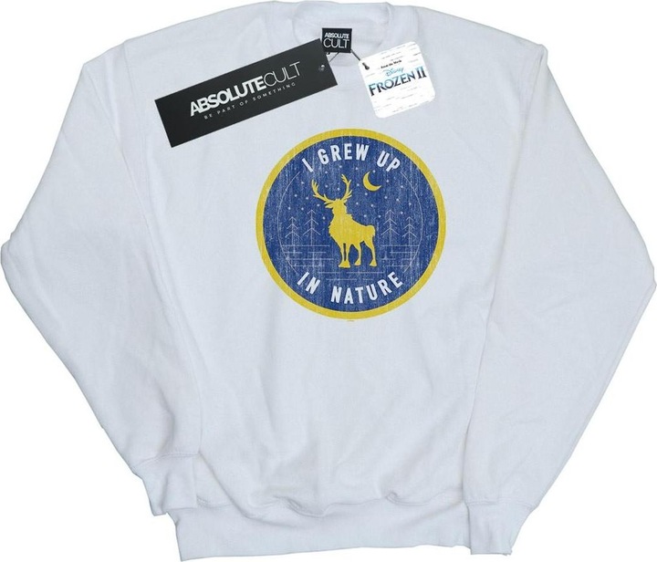 Actual product image Disney Mens Frozen 2 Sven I Grew Up In Nature Sweatshirt (3XL)