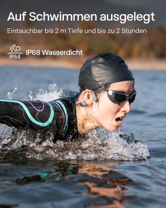 Produktbild Shokz OpenSwim Pro (Passive Geräuschunterdrückung, 9 h, Kabellos)
