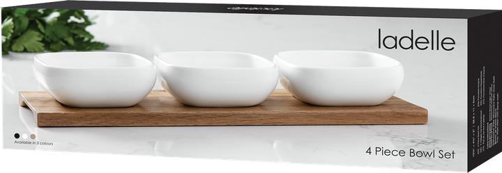Actual product image Ladelle Essentials 4-piece bowl set - white