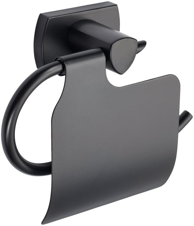 Produktbild Biasca Toilettenpapierhalter schwarz matt