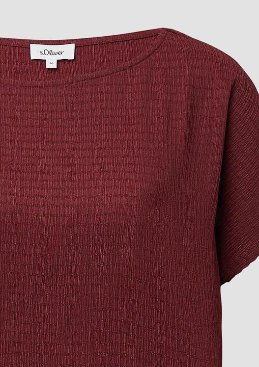 Immagine prodotto S.Oliver T-Shirt Strukturiertes T-Shirt im Relaxed Fit (44)