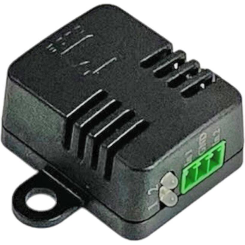 Gude 7210 Temperatur-/Luftfeuchte-/ Luftdruck-Sensor mit 2 Signaleingängen, Thermometer + Hygrometer, Schwarz