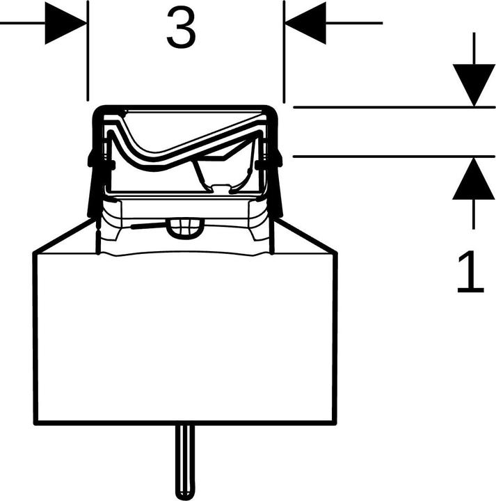Produktbild Geberit Canalina Doccia Cleanline (1300 mm)