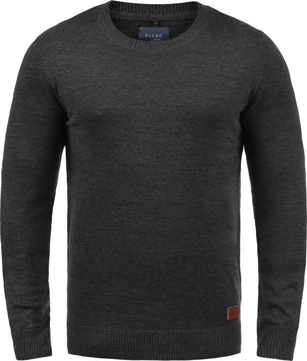 Actual product image Blend Lars Men's Jumper Knit Pullover With V-Neck Flecked (XXL)