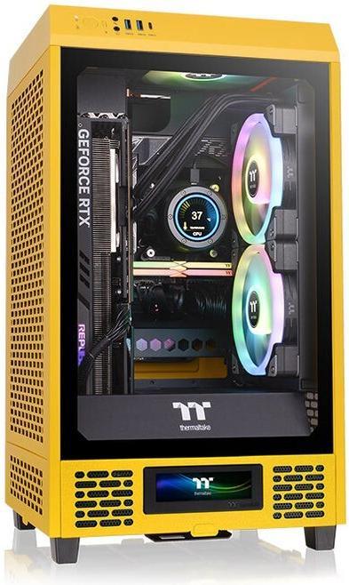 Produktbild Thermaltake TT 41129 - LCD panel extension The Tower 200 Bumblebee