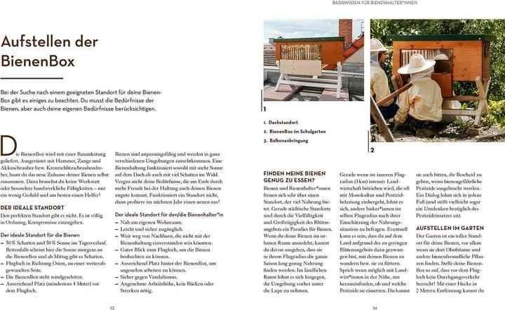 Immagine prodotto Kosmos Bienen halten mit der BienenBox (Tedesco, John Weber, 2024)