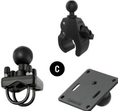 Productafbeelding RAM Mounts UNPKD RAM DBL BALL W/ 2.5Inch