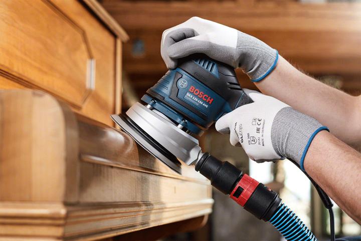 Actual product image Bosch Professional Zubehör EXPERT M480 Sanding net for random orbital sander, 150 mm, G 80, 50 pieces (80)