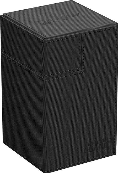 Actual product image Ultimate Guard Card Box Flip'n'Tray XenoSkin Monocolor 100+ Black