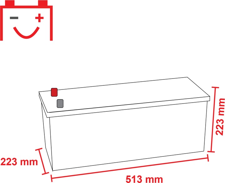 Actual product image Varta M18 Promotive Silver truck battery (12 V, 180 Ah, 1000 A)