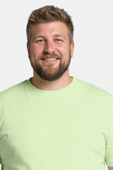 Produktbild Men+ T-Shirt, Basic, Halbarm, Rundhals (L)