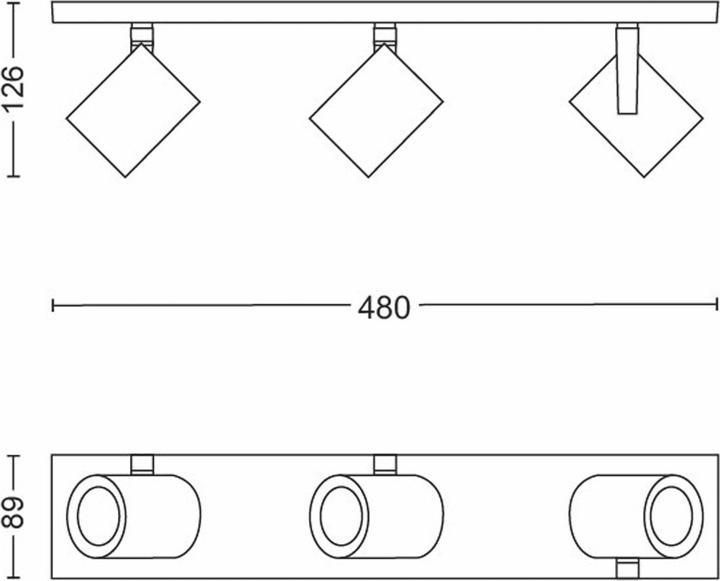 Produktbild Philips Hue Argenta Basis BT (350 lm, GU10)