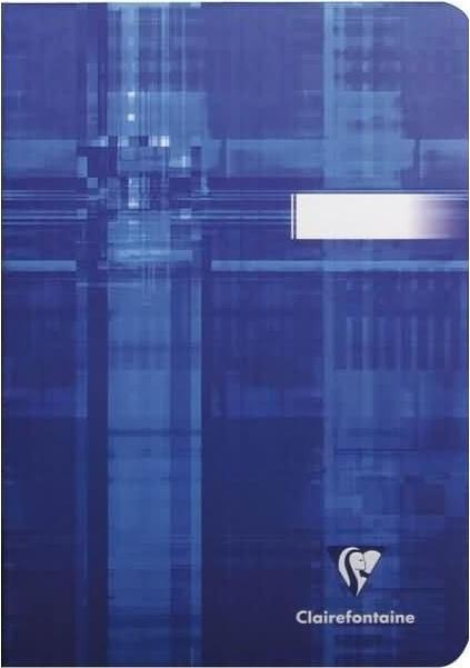 Image du produit Clairefontaine Carnet de notes avec règle (A5, Blanc, Couverture rigide)