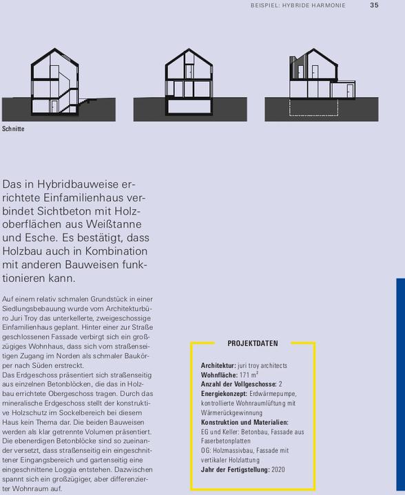 Nährwerte und Zutaten Unser Holzhaus planen und bauen (Deutsch, Gerrit Horn, Dr. Martin Teibinger, 2024)