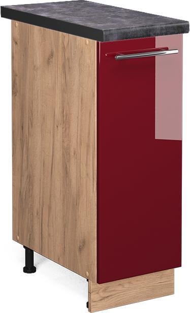 Anthrazit, Bordeaux Hochglanz, Goldkraft Eiche, Rot