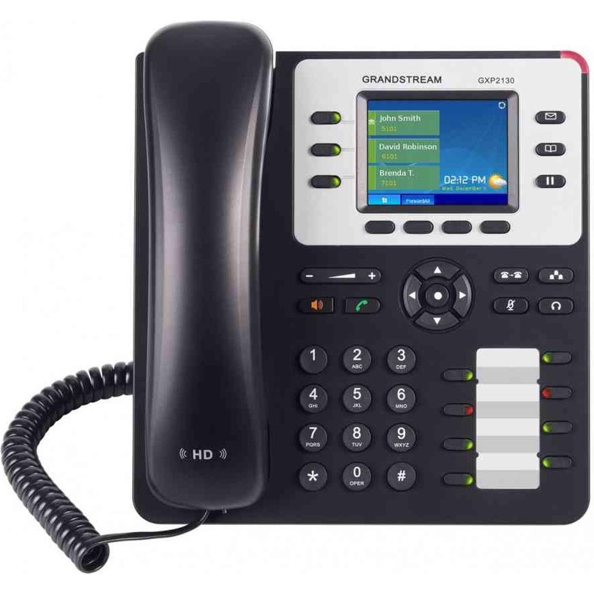 Grandstream GXP-2130, Telefon, Schwarz