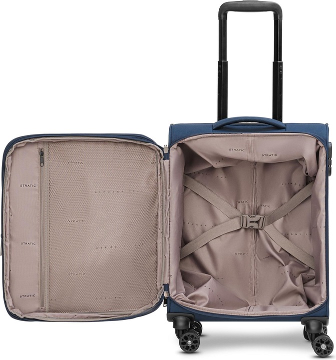 Immagine prodotto Stratic carrello cabina taska a 4 ruote S 55 cm con piega ad espansione (41 l, Bagaglio a mano (fino a 50 litri))