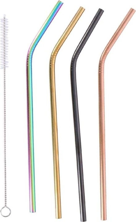 Produktbild alpina Eco Strohhalme, 4 Stk. (4 x)
