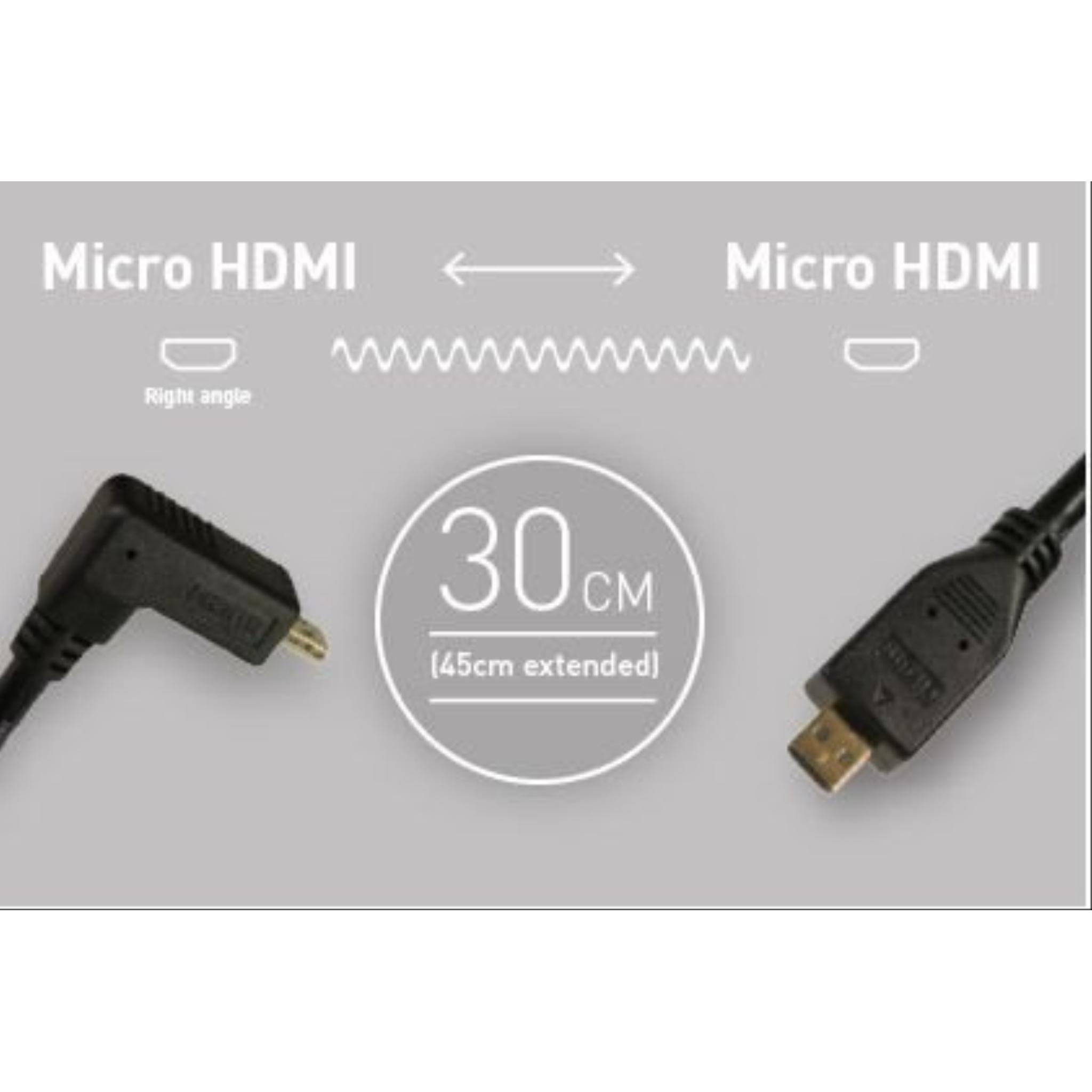 Thumbnail - Atomos micro HDMI (Typ D) — micro HDMI (Typ D) (0.45 m, HDMI), Video Kabel