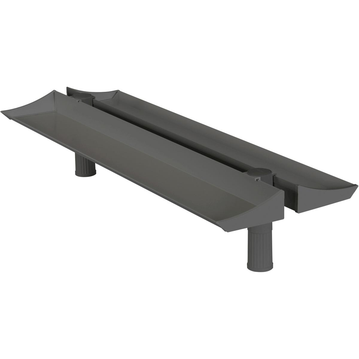 Hansa, Zubehör Büromöbel, Ordnungssystem Duo Top Board 1000 mm schwarz